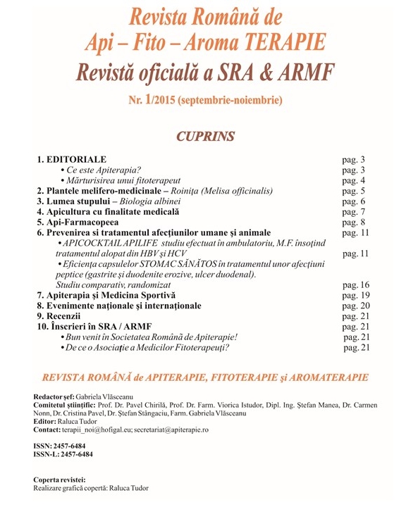 coperta II revista SRA-ARMF